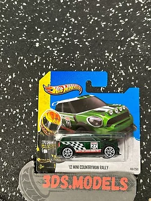 Buy MINI COUNTRYMAN RALLY 12 GREEN Hot Wheels 1:64 • 11.95£