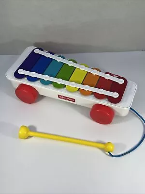 Buy Fisher Price 2009 Xylophone With Mallet Pull A Tune Toy Music Instrument R7132 • 14.90£