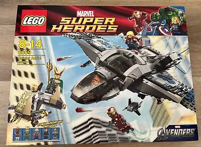 Buy LEGO Marvel 6869 | Quinjet Aerial Battle | FACTORY SEALED! Loki/Ironman/Thor • 80£