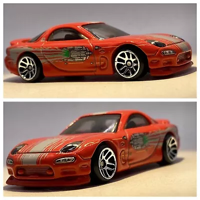 Buy Hot Wheels🔥DOM'S MAZDA RX-7 RED  FAST & FURIOUS  -1/64- 2024 • 9.86£