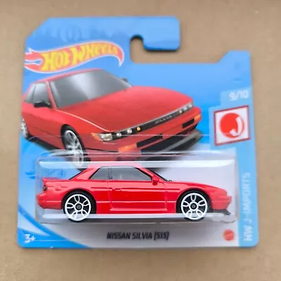 Buy Hot Wheels SHORT CARD 2021 HW J-IMPORTS NISSAN SILVIA (S13) RED 9/10 • 11.99£