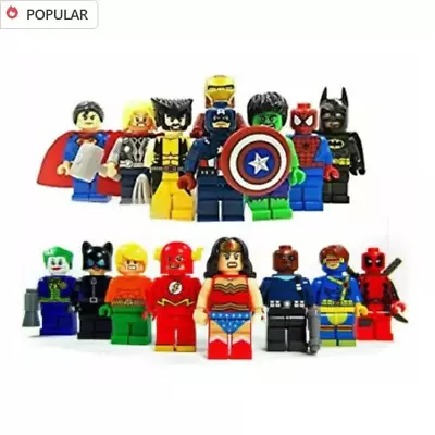 Buy Marvel Avengers Super Heroes 16Pcs Mini Figures Dc Set Fit Lego • 20£