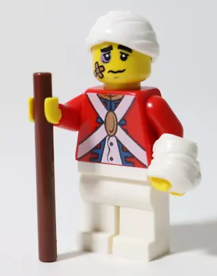 Buy All Parts LEGO - Injured Red Coat Soldier Minifigure MOC Pirates Army Napoleonic • 9.99£