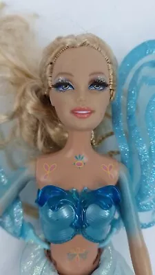 Buy 2004 Fairytopia Barbie Joybelle Wonder Fairy Blue With Wings Mattel Doll • 39.96£