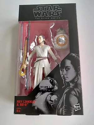 Buy Star Wars The Black Series - #02  Rey Jakku & BB-8 Open Box  • 9£