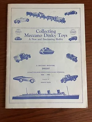 Buy Collecting Meccano Dinky Toys,  Magazine Digest 1928-40 Compiled By Ronald Truin • 3.50£