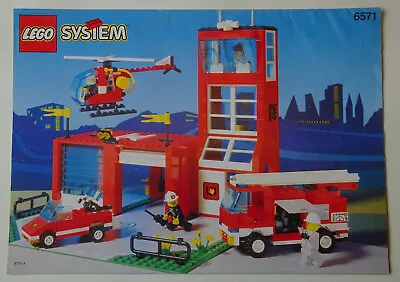 Buy Lego 6571 Instructions Flame Fighters Fire Station • 5£