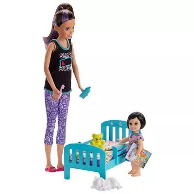 Buy Mattel GHV88 Barbie Skipper Babysitters Inc. Bedtime Play Set Original Packaging • 35.73£