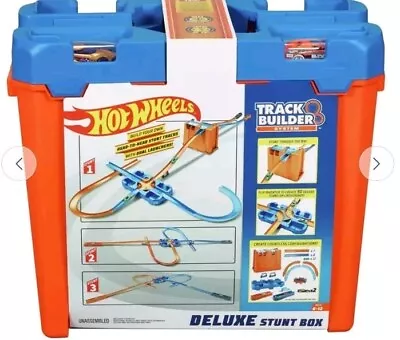 Buy Hot Wheels TRACK BUILDER Stunt Box Set   FREE DELIVERY • 34.99£