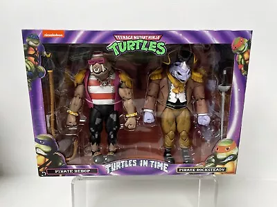 Buy NecaTMNT Cartoon Pirate Bebop & Rocksteady 7  Action Figures 2 Pack New Sealed • 37.99£