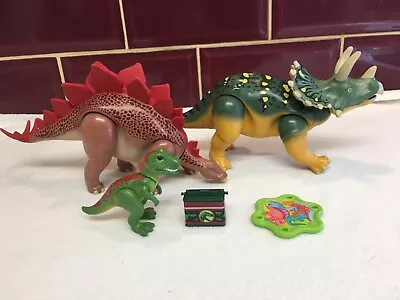 Buy Playmobil Dinosaur Figure Bundle (triceratops Has Missing Leg) • 8£