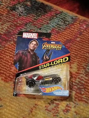 Buy Hot Wheels Character Cars Marvel Avengers Infinity War - Star-lord - Brand New! • 9.99£