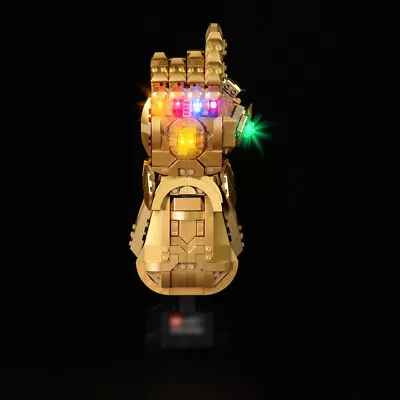 Buy LocoLee LED Light Kit For Lego 76191 Marvel Infinity Gauntlet Decor Lighting Set • 37.99£