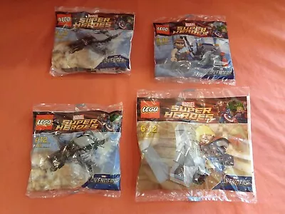 Buy Lego Marvel Avengers Thor Hawkeye Quinjet 30162  30163 30165 New Polybag X 4 • 14.99£
