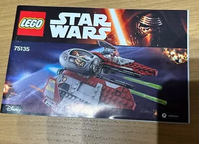 Buy LEGO Star Wars: Obi-Wan's Jedi Interceptor 75135 Instructions Only Brand New • 4£