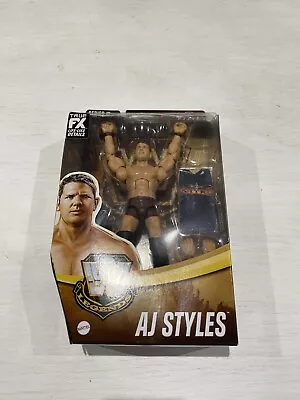 Buy Wcw Aj Styles Elite Legends 17 Wrestling Figure Wwe Tna Mattel • 33.99£