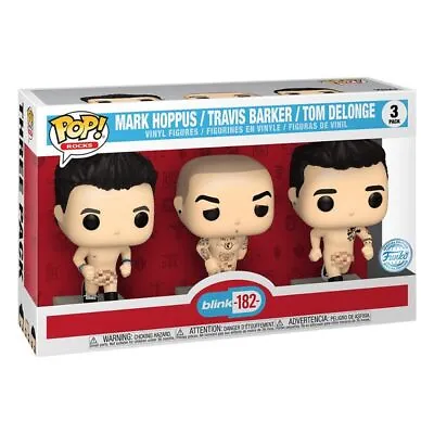 Buy Funko POP Rocks Mark Hoppus, Travis Barker & Tom Delonge Figure In Vinile Confez • 24.13£