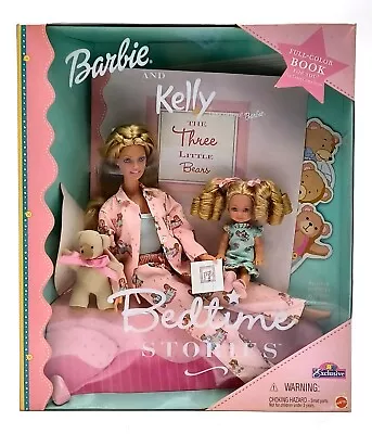 Buy 2000 Barbie & Kelly Bedtime Stories Three Little Bears Set / Mattel 29426, NrfB • 161.76£