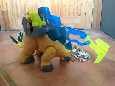Buy Fisher Price Imaginext Dinosaur Stegosaurus With Figure And Armour • 8.50£