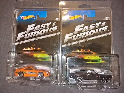 Buy Hot Wheels Fast And Furious Supra & Charger R/T Bundle. • 7.11£