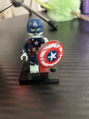 Buy LEGO ZOMBIE CAPTAIN AMERICA Figure MARVEL STUDIOS Minifigure Series 71031 • 9.99£