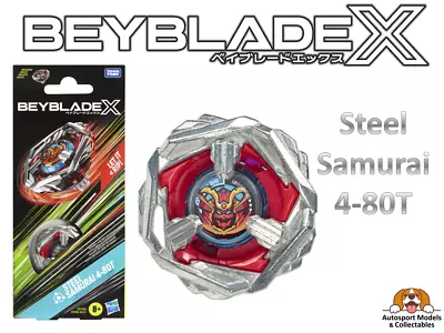 Buy Beyblade X Steel Samurai 4-80T Battle Top By Takara Tomy • 8.98£