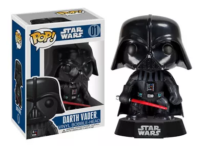 Buy Star Wars: Funko Pop Merchandising! - Darth Vader (Bobble-Head) (Vinyl Figure 01 • 15.94£