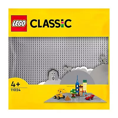 Buy LEGO 11024 Classic Grey Baseplate, 48x48 Stud Building Base, Build And Display B • 22.62£