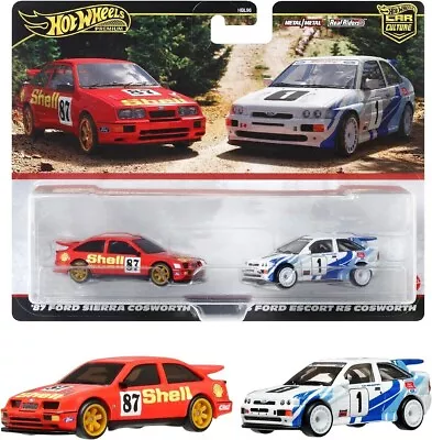 Buy Hot Wheels Premium 2 Pack '87 Ford Sierra Cosworth & '93 Ford Escort RS Cosworth • 20£