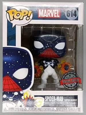 Buy #614 Spider-Man (Captain Universe) - Marvel - Damaged Box Funko POP + Protector • 19.99£