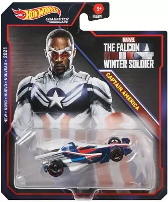 Buy Hot Wheels Marvel Falcon And The Winter Soldier - Captain America Character Car • 12.99£