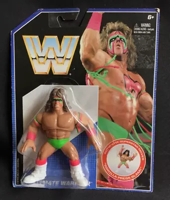 Buy WWE/WWF Ultimate Warrior  Mattel Retro Series 1 2018 Hasbro Style MOC • 19.99£