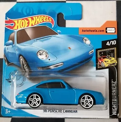 Buy 2019 Hot Wheels 96 Porsche Carrera Nightburnerz Short Card 155/250 #4/10 • 5.95£