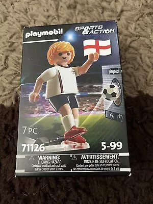 Buy Playmobil Sports And Action Set 71126 England Football Player. Brand New  • 8£