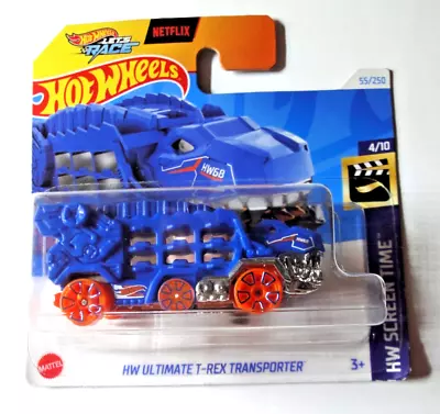 Buy Hot Wheels 2024 Ultimate T-Rex Transporter 1:64 Hw Screen Time HRY50 • 4.24£