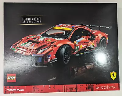 Buy LEGO Technic: Ferrari 488 GTE “AF Corse #51” (42125) New Sealed Rare Free Post • 154.99£