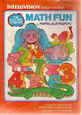 Buy [gy1] Boxed Game - Intellivision Math Fun Mattel Electronic • 70.82£