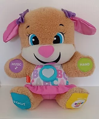 Buy Fisher-Price Laugh & Learn Smart Stages Pink Puppy Interactive Plush Teddy 10  • 6.99£