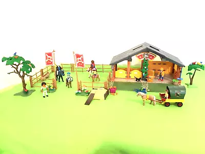 Buy Playmobil Horse/pony Stables 3120 With Extras • 0.99£