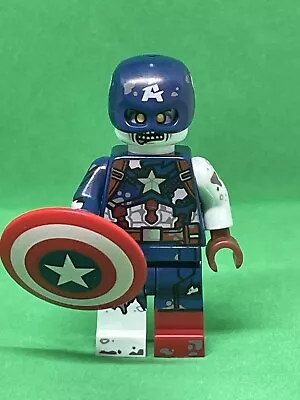 Buy Lego Marvel Super Heroes Collectible Minifigure Zombie Captain America COLMAR09 • 7.25£