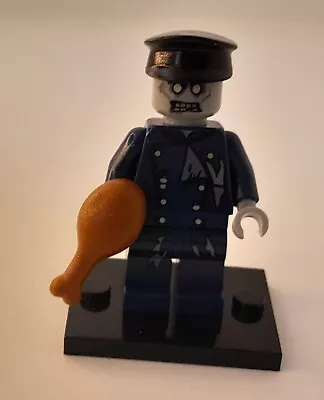 Buy Zombie Cop Figure - Custom Built From Genuine Lego. • 6.50£