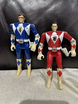 Buy 2x Vintage Power Rangers Flip Head Action Figures Retro 90s -  Red Blue • 15£