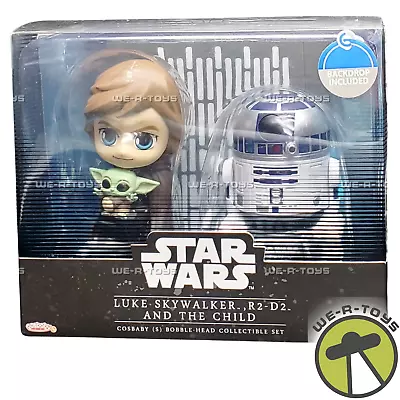 Buy Star Wars Luke Skywalker R2-D2 And The Child Cosbaby Bobble Heads Hot Toys NRFP • 35.60£