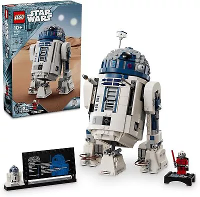 Buy LEGO Star Wars R2-D2 Model Set, Buildable Toy Droid Model,For Ages 10 And Up New • 64.80£