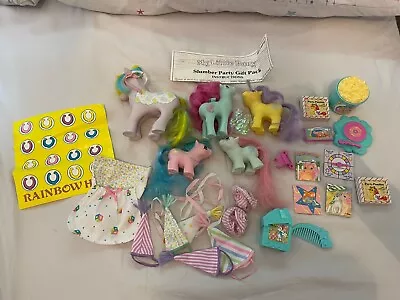 Buy Rare Vintage My Little Pony G1 Slumber Party Gift Set Complete • 145£
