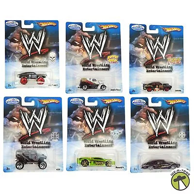 Buy Lot Of 6 WWE Hot Wheels 6 Different Models Mattel 2006 NRFP • 56.51£