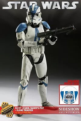 Buy Sideshow STAR WARS 501st LEGION CLONE TROOPER EXCLUSIVE 21621 NEW SEALED • 462.83£