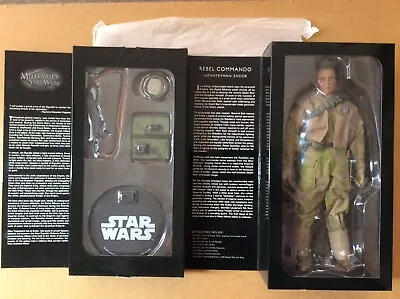 Buy Sideshow Star Wars Endor Rebel Commando Infantryman 1:6 (12” Scale) Figure ROTJ • 109.99£