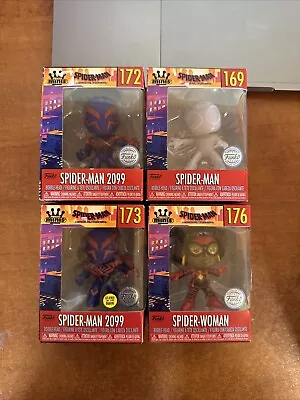 Buy Funko Marvel Spiderman Across The Spiderverse Figures Bundle X4 • 20£