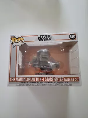 Buy Funko Pop The Mandalorian In N-1 Starfighterwith R5-D4 • 18£